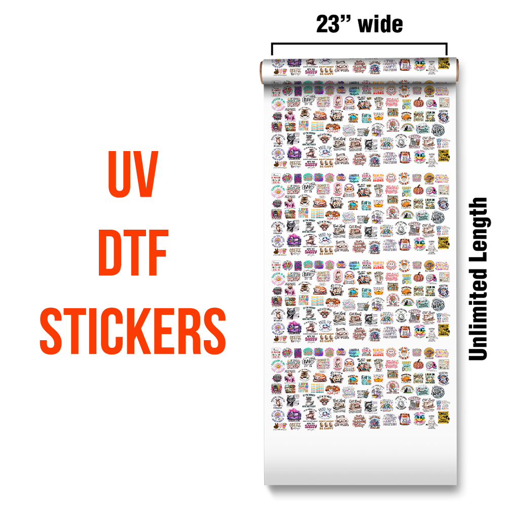 UV DTF Stickers - Gang Sheet
