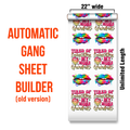 (New Multi Png Uploader ) Automatic DTF Gang Sheet Builder - Full Color Heat Transfers