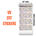 UV DTF Stickers - Gang Sheet
