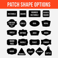 Custom Leatherette Patches (Engraved | UV Printed)